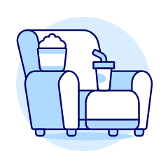 Seat Movie Theater Illustration from UX Duotone Set