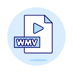 Files Wmv Illustration from UX Duotone Set