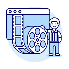 Video Editor 1 Illustration from UX Duotone Set