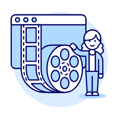 Video Editor 4 Illustration from UX Duotone Set