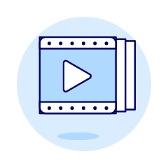 Video Player Film Illustration from UX Duotone Set