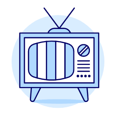 Television No Signal Illustration from UX Duotone Set