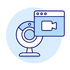 Webcam Streming 1 Illustration from UX Duotone Set