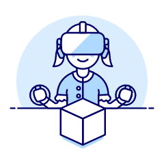 Vr Modelling 1 4 Illustration from UX Duotone Set