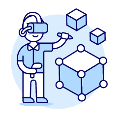 Vr Modelling 3 1 Illustration from UX Duotone Set