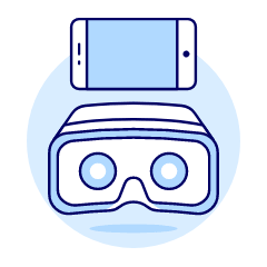 Vr Headset 2 Illustration from UX Duotone Set