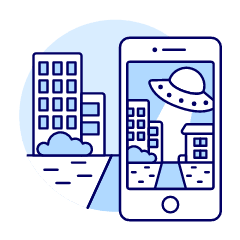 Ar Scenario Illustration from UX Duotone Set