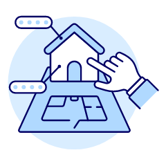 Vr House Builder 1 Illustration from UX Duotone Set