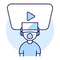 Vr Presentation 1 Illustration from UX Duotone Set
