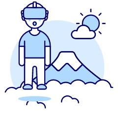 Vr Mountain 1 Illustration from UX Duotone Set