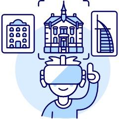 Vr Pick Hotel 1 Illustration from UX Duotone Set