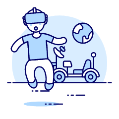 Vr Space 1 Illustration from UX Duotone Set