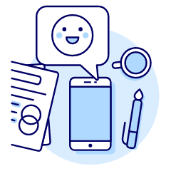 Phone Emoji Illustration from UX Duotone Set