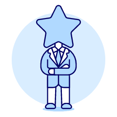 Manager Star 1 Illustration from UX Duotone Set