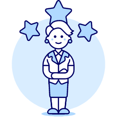 Three Star Employee 2 Illustration from UX Duotone Set