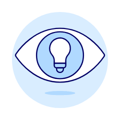 Idea Vision Illustration from UX Duotone Set