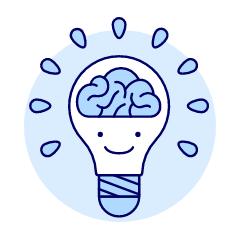 Lightbulb Brain 2 Illustration from UX Duotone Set