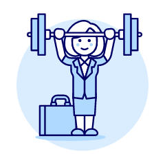 Work Barbell 6 Illustration from UX Duotone Set
