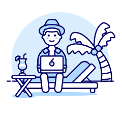 Nomad Freelance 1 1 Illustration from UX Duotone Set