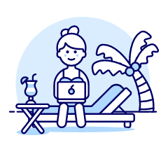 Nomad Freelance 1 4 Illustration from UX Duotone Set