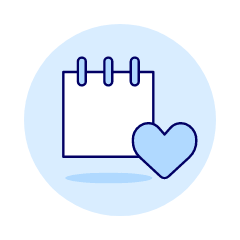 Note Heart Illustration from UX Duotone Set