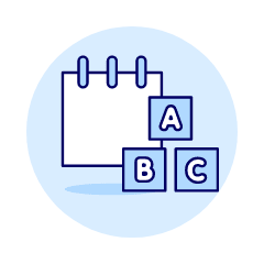 Note Letter Block Illustration from UX Duotone Set