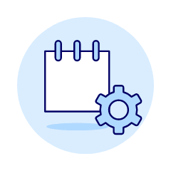 Note Settings Illustration from UX Duotone Set