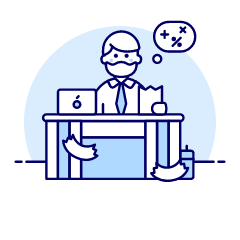 Accountant Sit 2 1 Illustration from UX Duotone Set