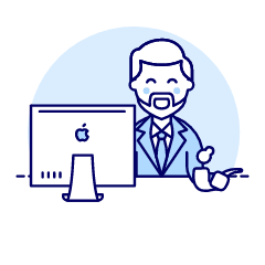 Boss Sit 1 1 Illustration from UX Duotone Set