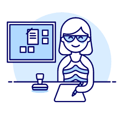Employee Planner 2 Illustration from UX Duotone Set