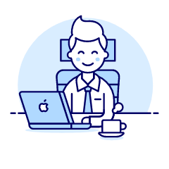 Manager Sit 2 1 Illustration from UX Duotone Set