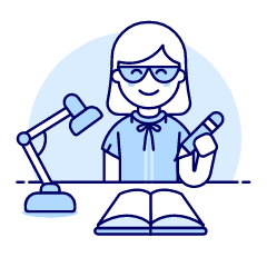 Work Night 4 Illustration from UX Duotone Set