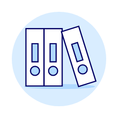 File Binder Illustration from UX Duotone Set