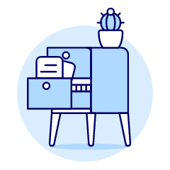 File Drawer 4 Illustration from UX Duotone Set