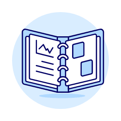 Open File Binder Illustration from UX Duotone Set