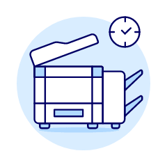 Photocopy Machine Illustration from UX Duotone Set