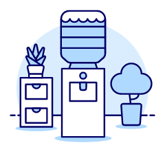 Water Dispenser Illustration from UX Duotone Set