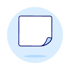 Post It Note Illustration from UX Duotone Set