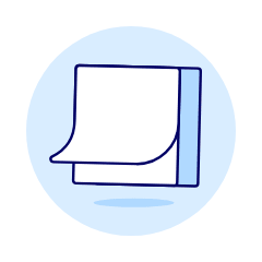 Post It Note Stack Illustration from UX Duotone Set