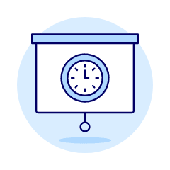 Work Presentation Time Illustration from UX Duotone Set