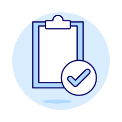 Clipboard Check Illustration from UX Duotone Set