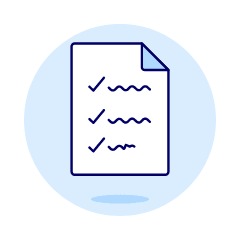 Document Checklist 4 Illustration from UX Duotone Set