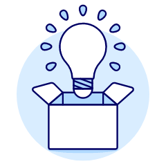 Idea Box Illustration from UX Duotone Set