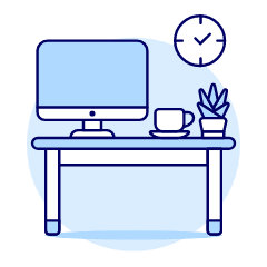 Workspace Imac 3 Illustration from UX Duotone Set