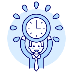 Energized Employee 3 Illustration from UX Duotone Set