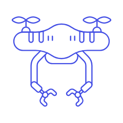 Reobotic Drone Illustration from UX Line Set