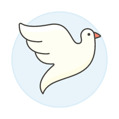 Dove Illustration from UX Colors Set