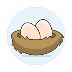 Nest Egg Illustration from UX Colors Set