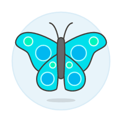 Butterfly Illustration from UX Colors Set