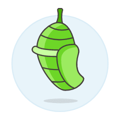 Pupa Illustration from UX Colors Set